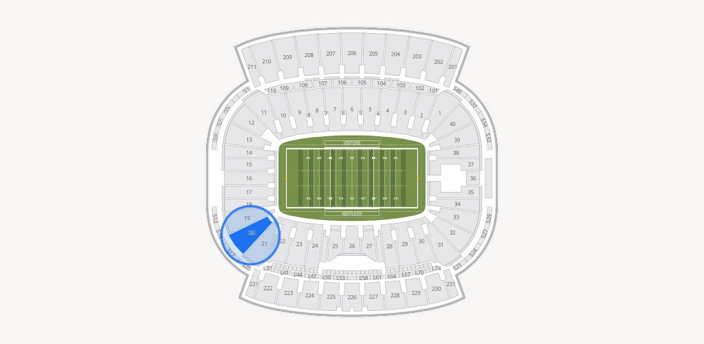Kroger Field Seating Chart