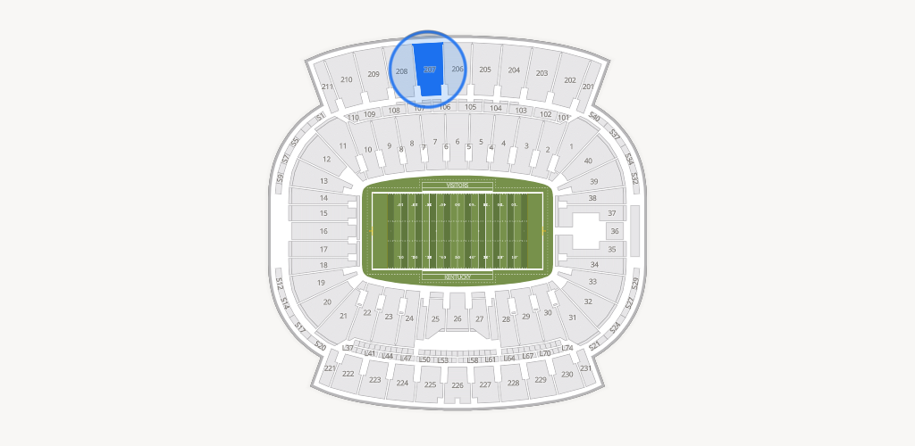Kroger Field Seating Chart