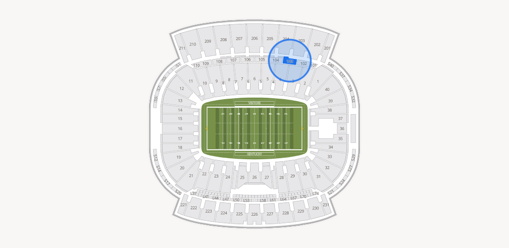 Kroger Field Seating Chart