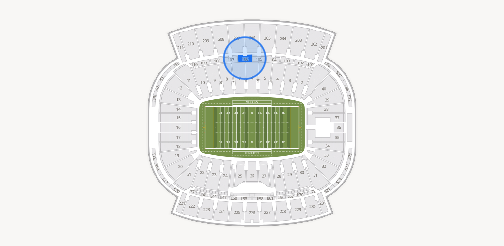 Kroger Field Seating Chart