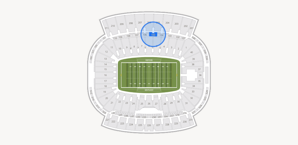 Kroger Field Seating Chart