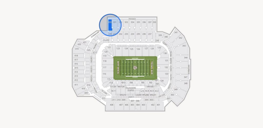 Kyle Field Seating Chart