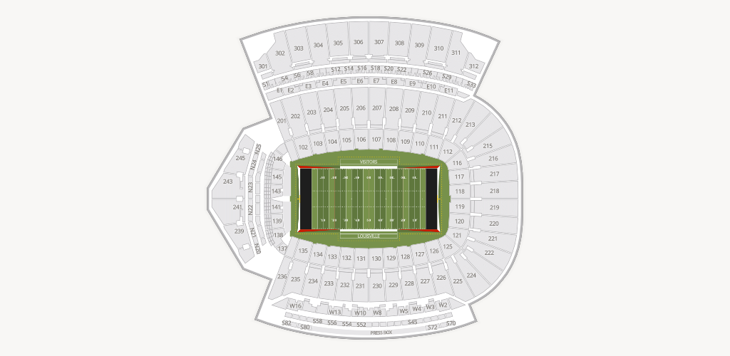 L&N Federal Credit Union Stadium Seating Chart