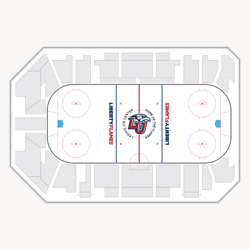 LaHaye Ice Center seating chart
