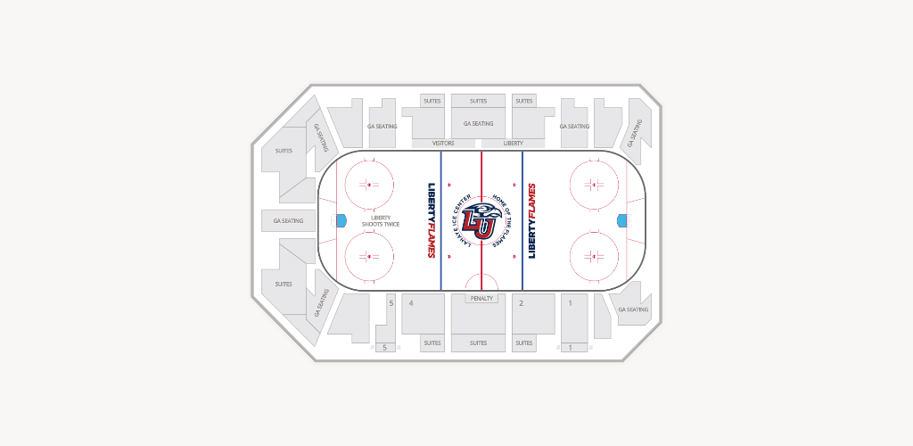 LaHaye Ice Center Seating Chart
