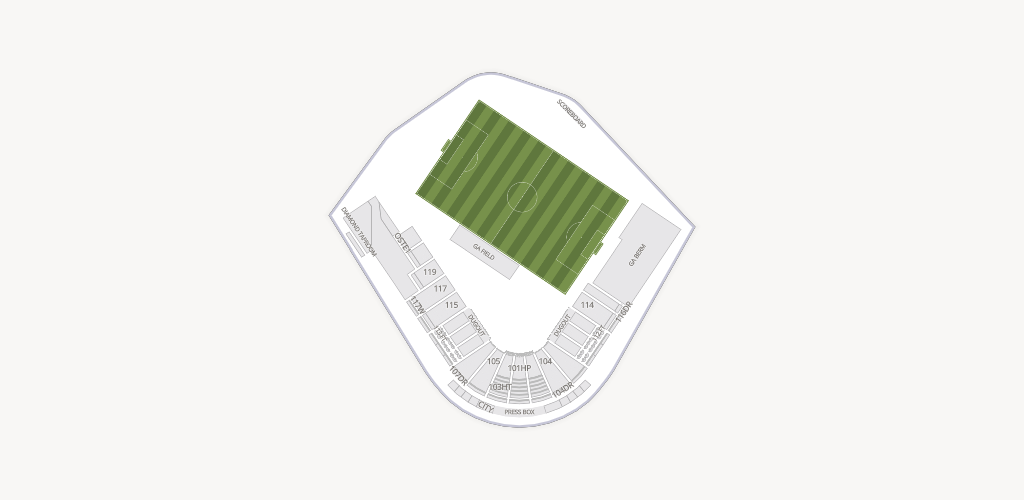 Lake Elsinore Diamond Seating Chart