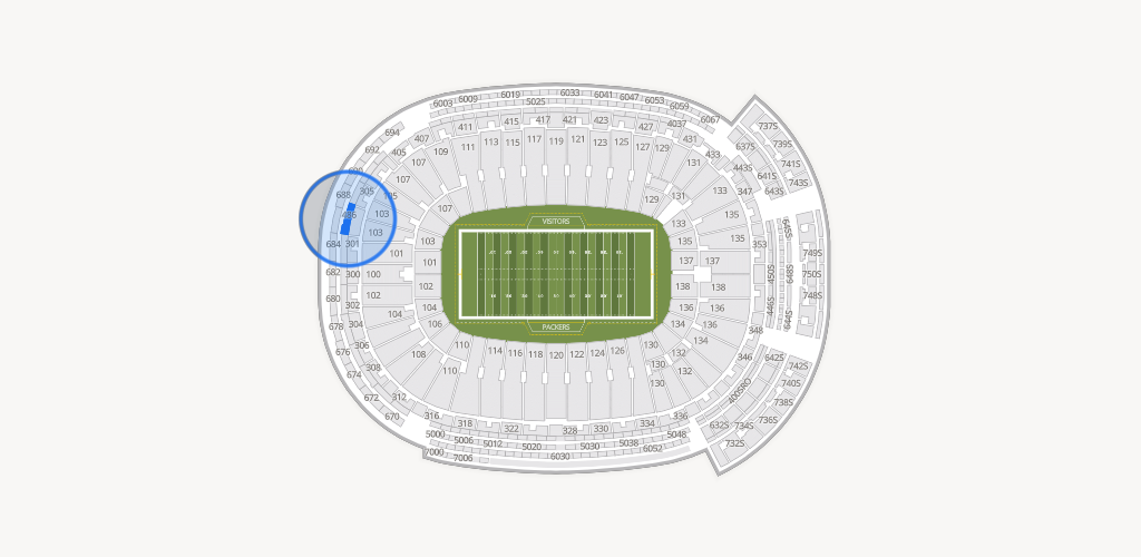Lambeau Field Seating Chart