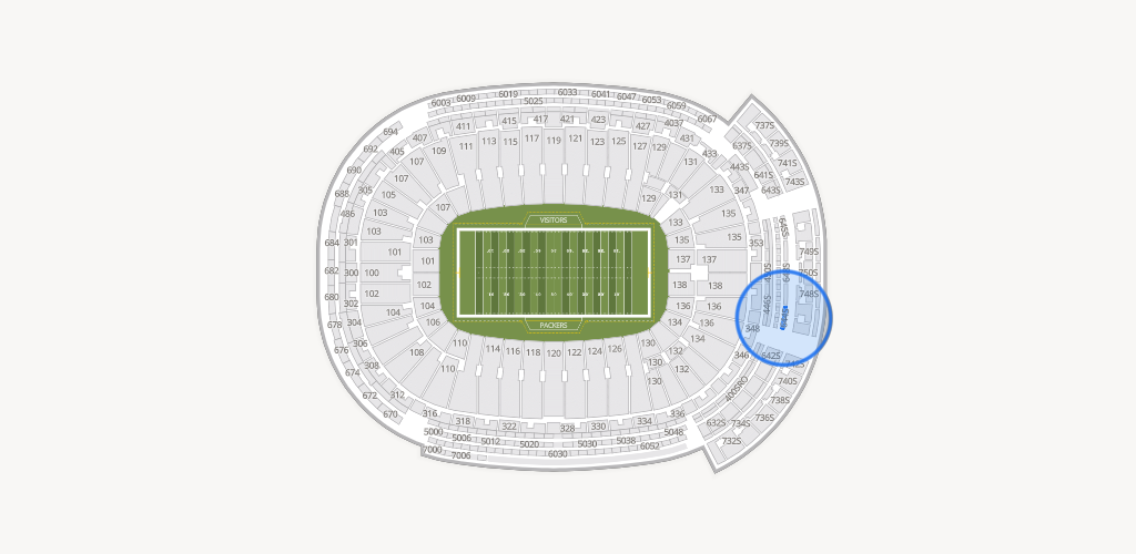 Lambeau Field Seating Chart