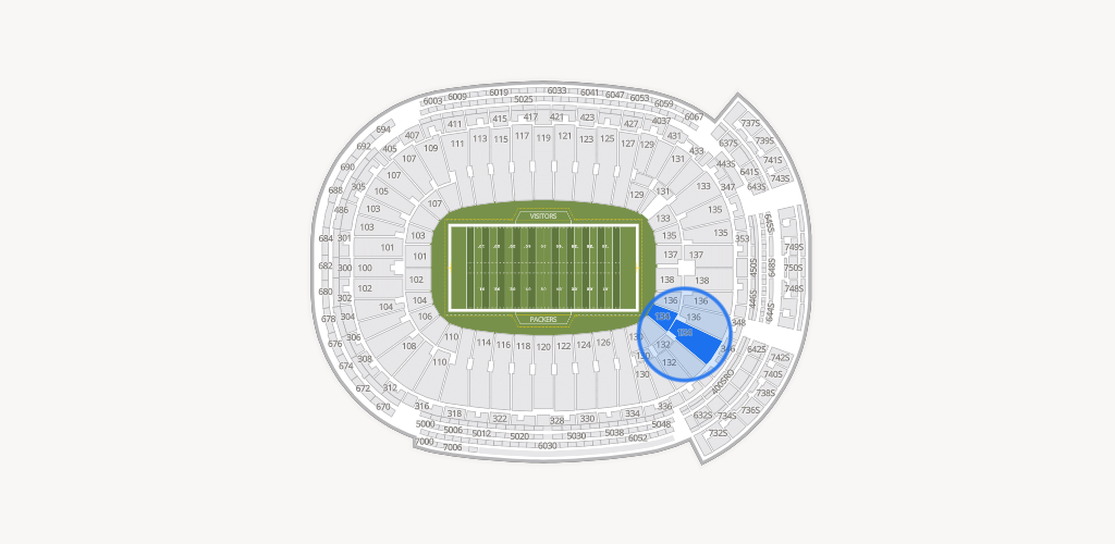 Lambeau Field Seating Chart