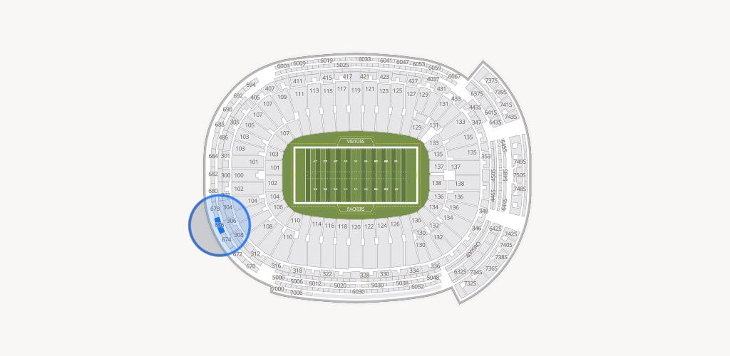 Lambeau Field Seating Chart