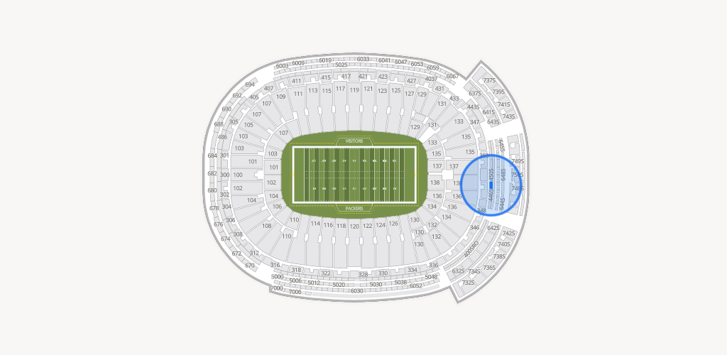 Lambeau Field Seating Chart