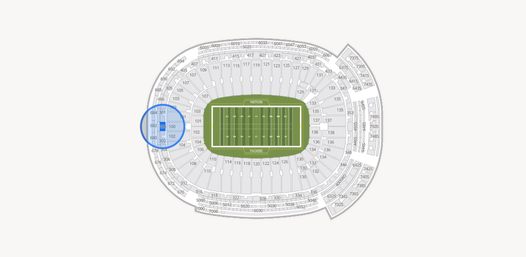 Lambeau Field Seating Chart