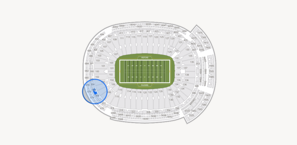 Lambeau Field Seating Chart