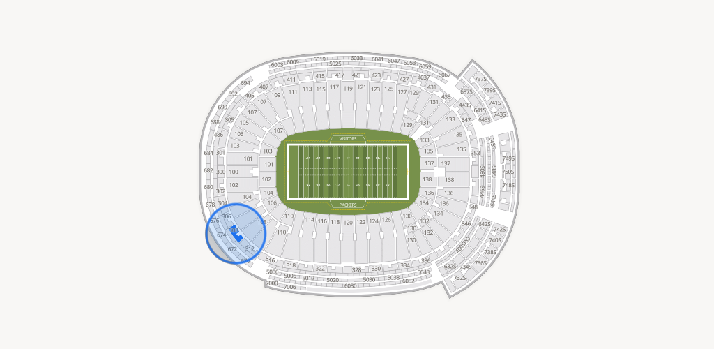 Lambeau Field Seating Chart
