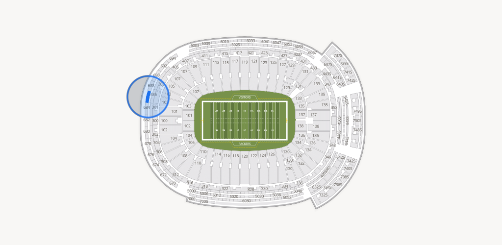 Lambeau Field Seating Chart