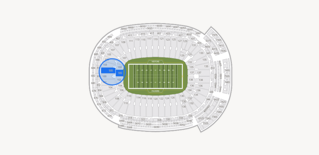 Lambeau Field Seating Chart