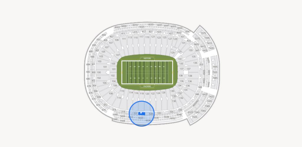 Lambeau Field Seating Chart