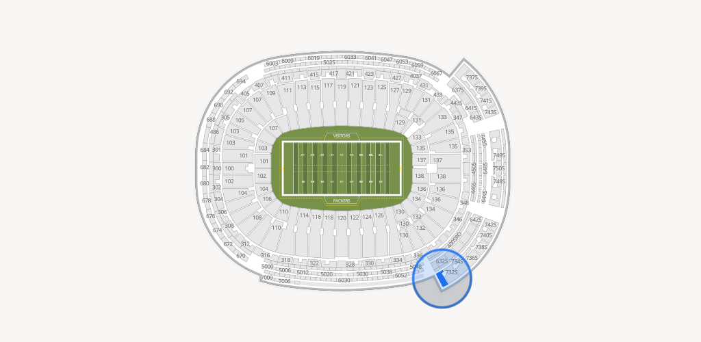 Lambeau Field Seating Chart