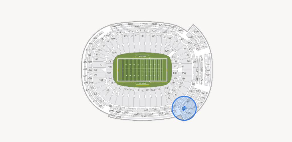 Lambeau Field Seating Chart