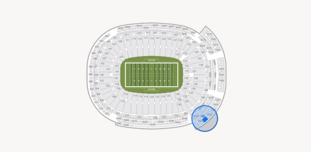 Lambeau Field Seating Chart
