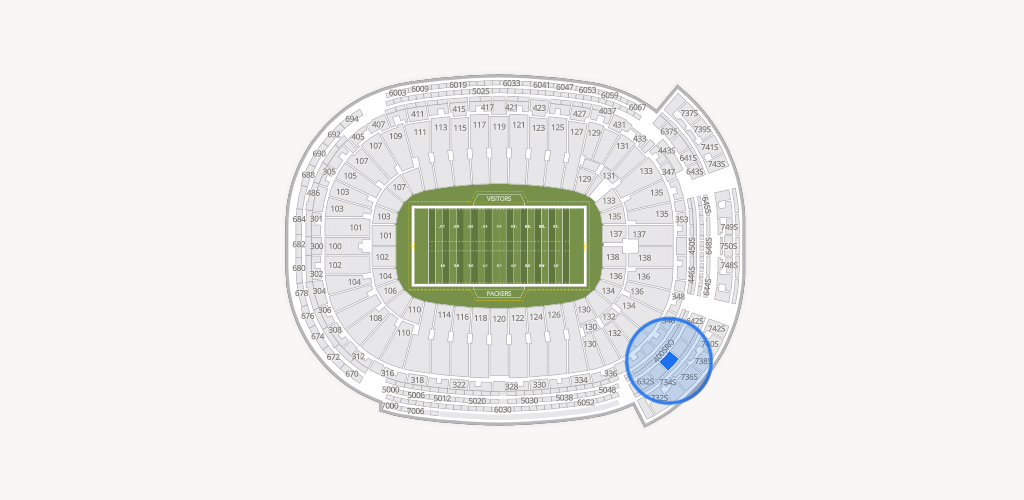 Lambeau Field Seating Chart