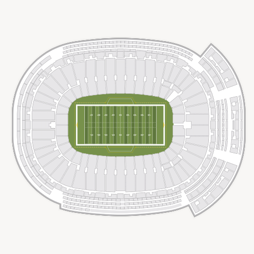 Lambeau Field seating chart