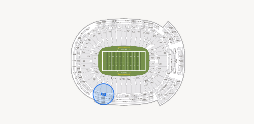Lambeau Field Seating Chart