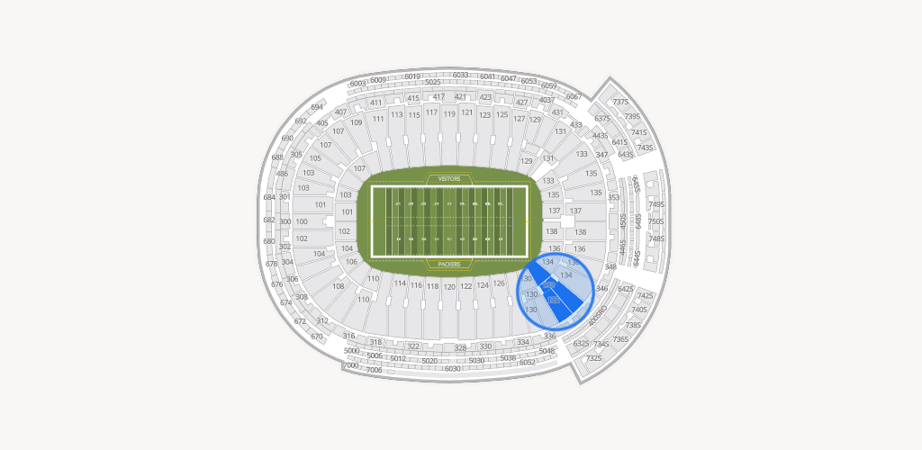 Lambeau Field Seating Chart