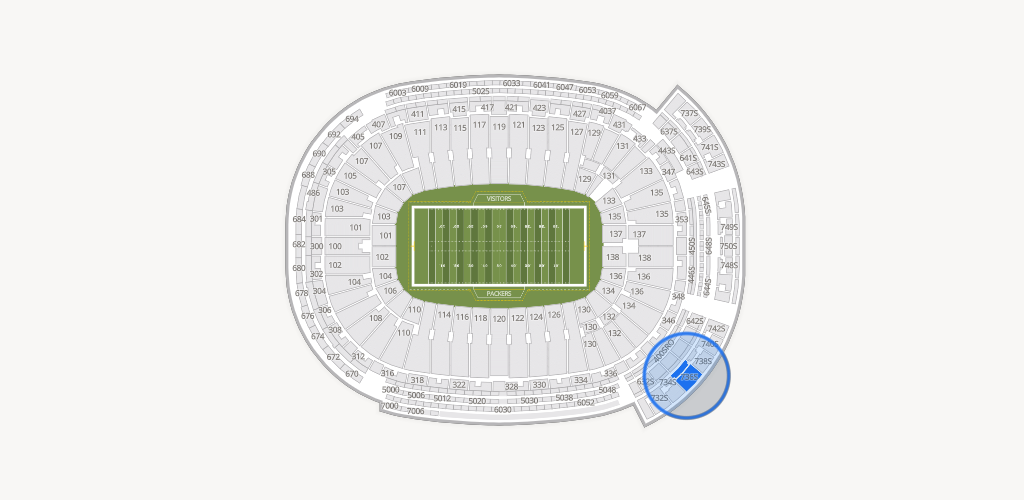 Lambeau Field Seating Chart