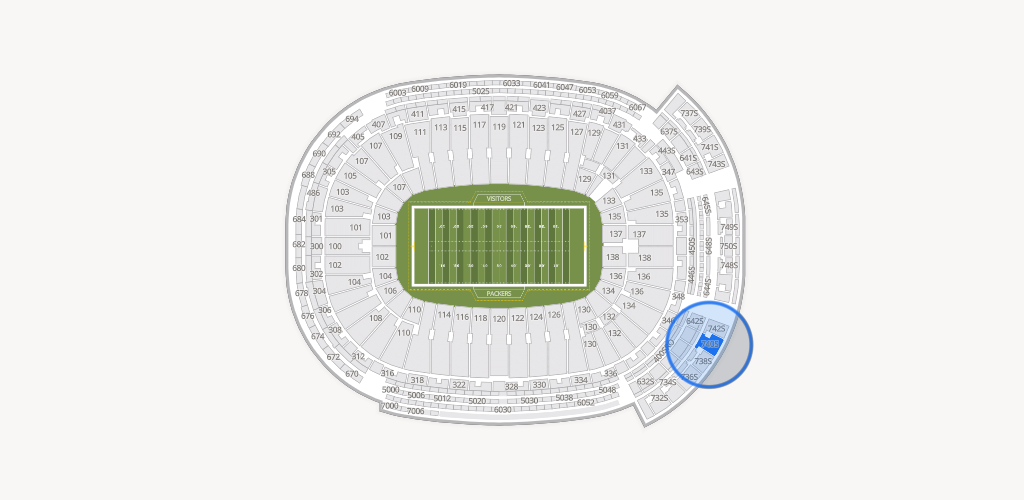 Lambeau Field Seating Chart