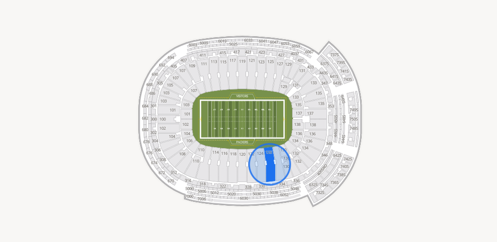 Lambeau Field Seating Chart