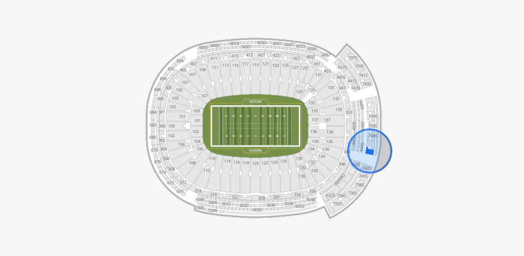 Lambeau Field Seating Chart