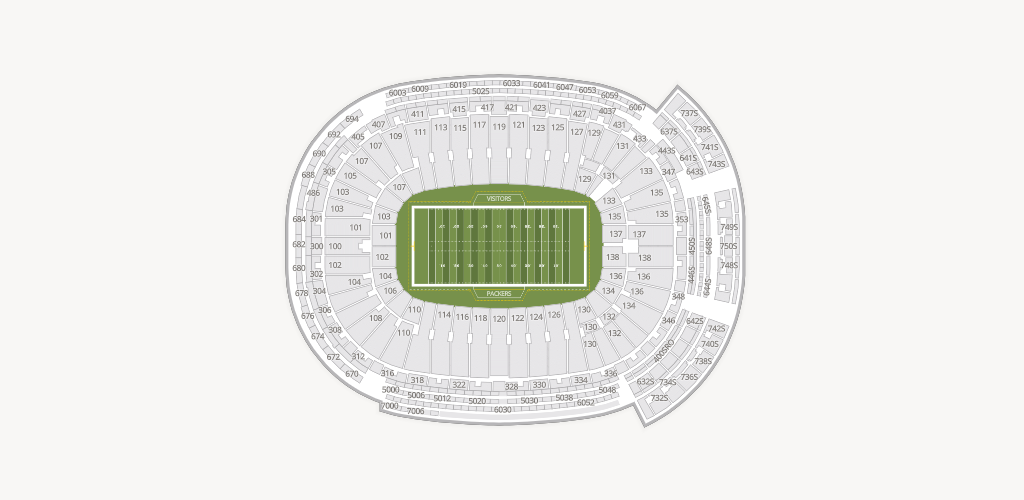 Lambeau Field Seating Chart
