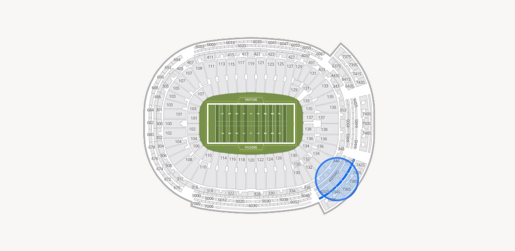Lambeau Field Seating Chart