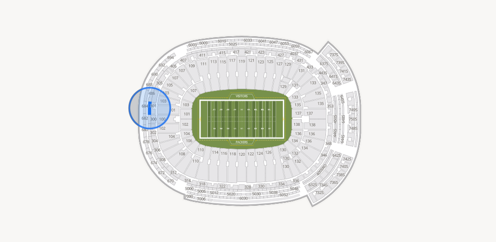Lambeau Field Seating Chart