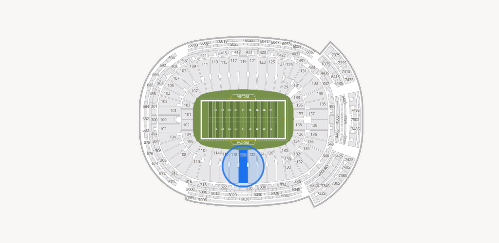 Lambeau Field Seating Chart