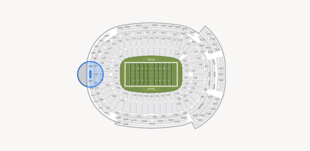Lambeau Field Seating Chart