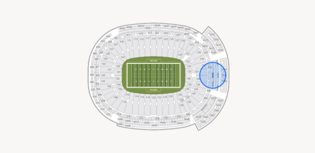 Lambeau Field Seating Chart