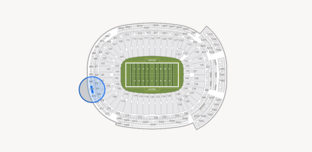 Lambeau Field Seating Chart
