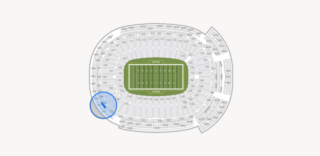 Lambeau Field Seating Chart