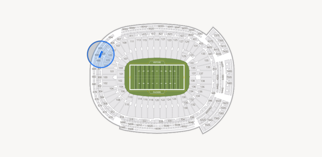 Lambeau Field Seating Chart