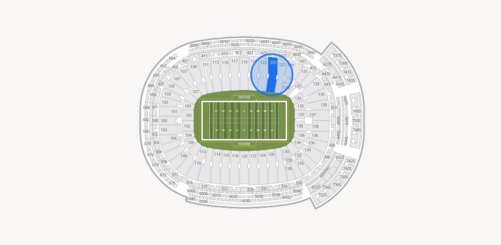 Lambeau Field Seating Chart