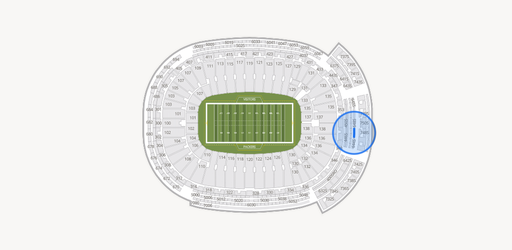 Lambeau Field Seating Chart