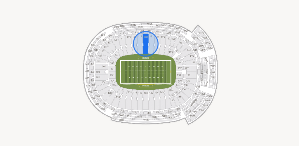 Lambeau Field Seating Chart