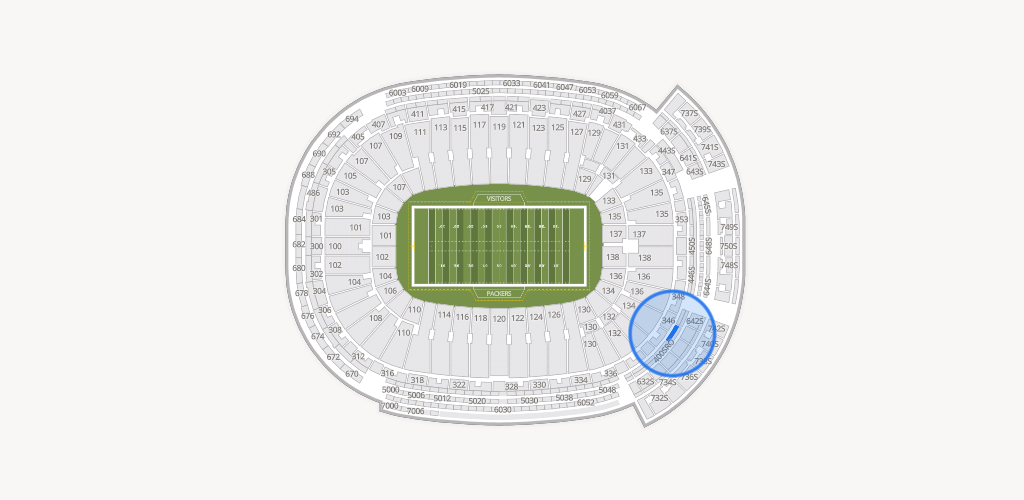 Lambeau Field Seating Chart