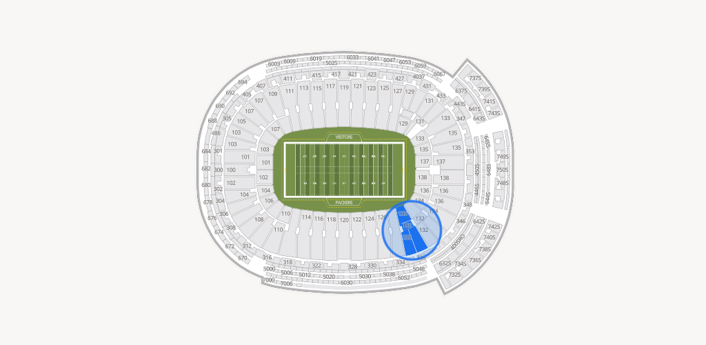 Lambeau Field Seating Chart