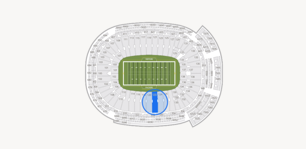 Lambeau Field Seating Chart