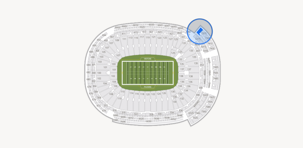 Lambeau Field Seating Chart