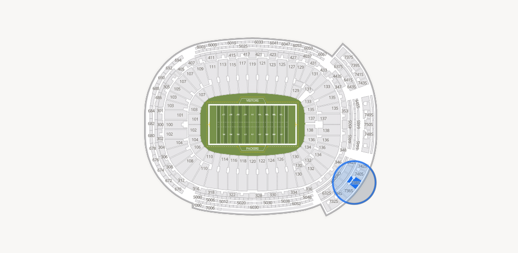 Lambeau Field Seating Chart