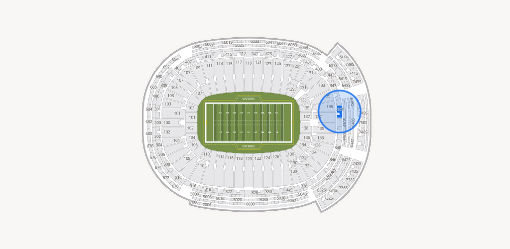 Lambeau Field Seating Chart